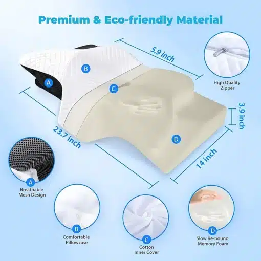 LesAngel® Contour Relief Pillow 7