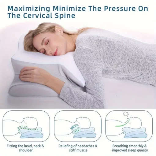 RestRelief™ Premium Ergonomic Pillow 7