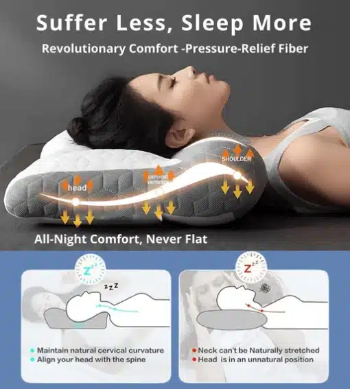 VeraLabs™ Orthopedic Neck Traction Pillow 3