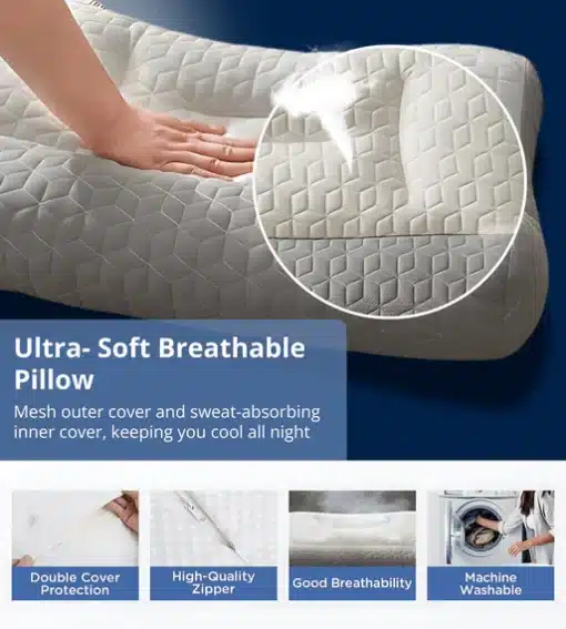 VeraLabs™ Orthopedic Neck Traction Pillow 5